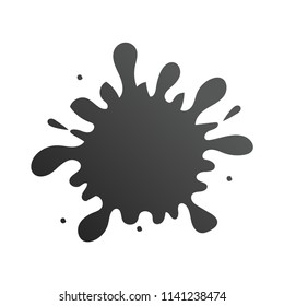 Vector Illustration of Color Paint Splashes