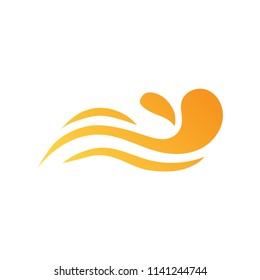 Vector Illustration of Color Paint Splashes