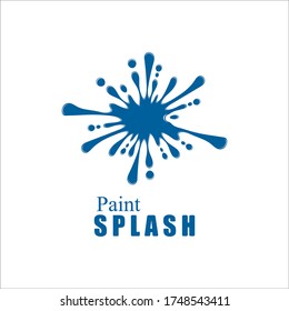 Ilustración vectorial de las salpicaduras de pintura de color.