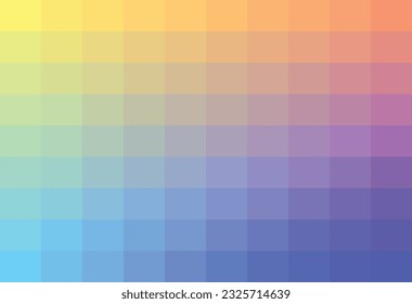 Ilustración vectorial de la muestra de color. Juego de swatings de paletas de colores planos de gradiente vectorial