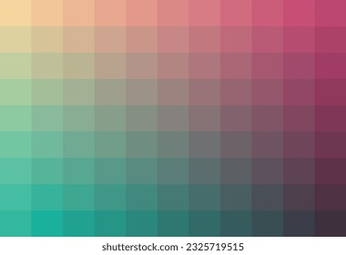 Ilustración vectorial de la muestra de color. Juego de swatings de paletas de colores planos de gradiente vectorial
