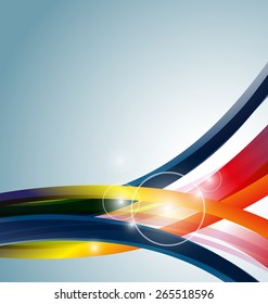 Vector illustration of   color wavy  abstract  backgrounds