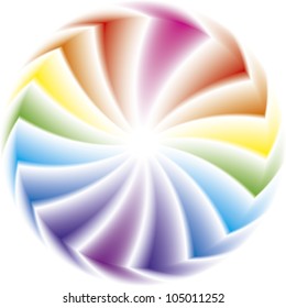Vector illustration. Color wheels