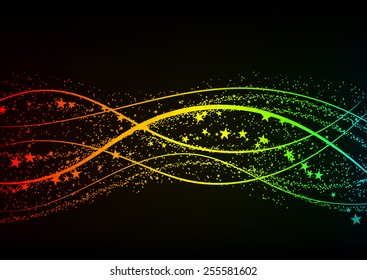 Vector illustration of a colored background.