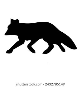 Vektor-Illustration eines farbigen Hundes auf einem weißen Hintergrund