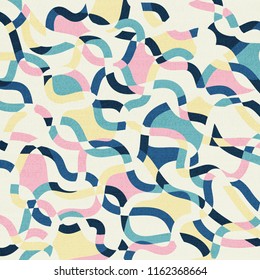 Vector illustration of colorful abstract background with curve shape and wave design. Modern graphic backdrop.