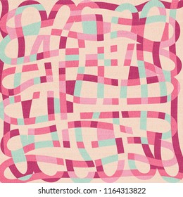 Vector illustration of colorful abstract background with curve shape and wave design. Modern graphic backdrop.