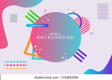 vector illustration colorful abstract background with ellipse in the center