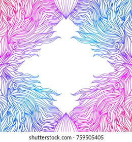 Vector illustration of colorful abstract frame.Abstract background