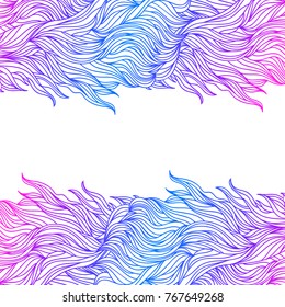 Vector illustration of colorful abstract frame.Abstract background