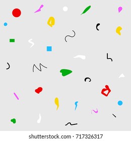 Ilustración vectorial del abstracto colorido con forma geométrica multicolor