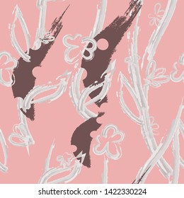 Vector illustration colorful abstract pattern for textile and designer backgrounds.Spring seamless decorative blue background. 