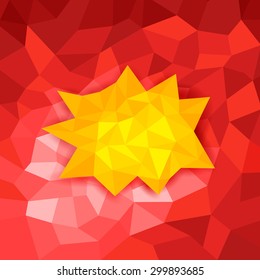 vector illustration of colorful abstract polygon background