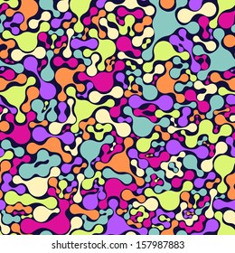 Vector illustration of colorful abstract seamless pattern