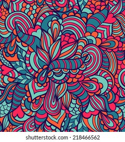 Vector illustration of colorful abstract seamless pattern