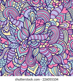 Vector illustration of colorful abstract seamless pattern