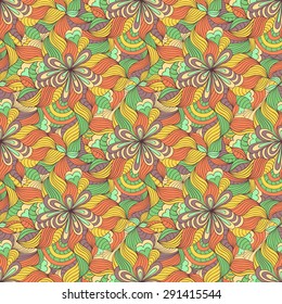 Vector illustration of colorful abstract seamless pattern