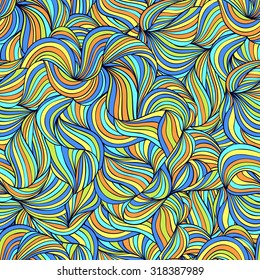 Vector illustration of colorful abstract seamless pattern.Abstract background