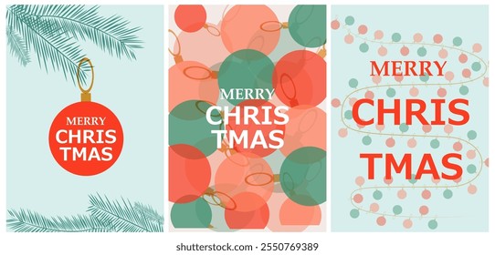 vector illustration of colorful background for Merry Christmas and New Year Seasons Greetings template