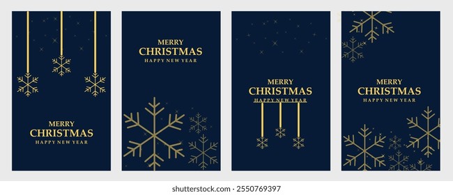 vector illustration of colorful background for Merry Christmas and New Year Seasons Greetings template