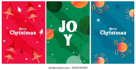 vector illustration of colorful background for Merry Christmas and New Year Seasons Greetings template