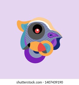 Vector Illustration Colorful Birds and Chicken. Illustration can Use for Logo, pattern, background, print, fabric, website, landing page and decoration.
