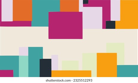 vector illustration of colorful checkered background