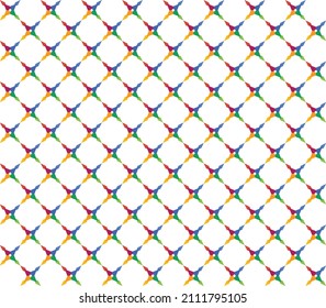 Vektorgrafik von buntem Blumenmuster, abstrakter Hintergrund