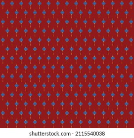 Vektorgrafik von buntem Blumenmuster, abstrakter Hintergrund
