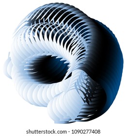 Vector illustration of a colorful fluid 3d objects. Futuristic techno concept. Complex extraterrestrial structure. Creative background consisting of a liquid shapes