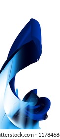 Vector illustration of a colorful fluid 3d objects against white backdrop. Futuristic techno concept. Complex extraterrestrial structure. Creative background consisting of a liquid shapes.