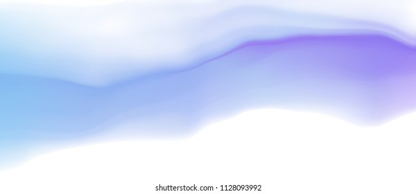 Vector illustration of a colorful fluid curves smoothly flowing into each other. Liquid color background with diffusion gradients. The image format is suitable for printing on a mug.