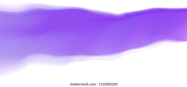 Vector illustration of a colorful fluid curves smoothly flowing into each other. Liquid color background with diffusion gradients. Multicolored wavy wallpaper in pastel tone.