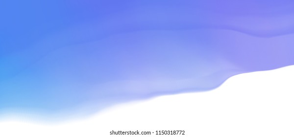 Vector illustration of a colorful fluid curves smoothly flowing into each other. Liquid color background with diffusion gradients. The image format is suitable for printing on a mug.