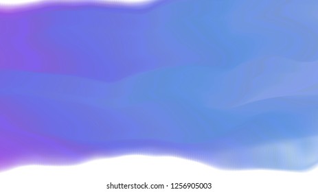 Vector illustration of a colorful fluid curves smoothly flowing into each other. Liquid color background with diffusion gradients. Multicolored wavy wallpaper in pastel tone.