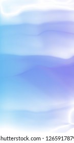 Vector illustration of a colorful fluid curves smoothly flowing into each other. Liquid color background with diffusion gradients. Multicolored wavy wallpaper in pastel tone.