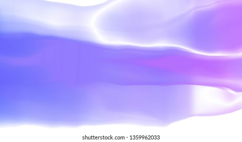Vector illustration of a colorful fluid curves smoothly flowing into each other. Liquid color background with diffusion gradients. Multicolored wavy wallpaper in pastel tone.