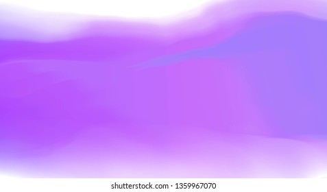 Vector illustration of a colorful fluid curves smoothly flowing into each other. Liquid color background with diffusion gradients. Multicolored wavy wallpaper in pastel tone.