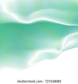 Vector illustration of a colorful fluid curves smoothly flowing into each other. Liquid color background