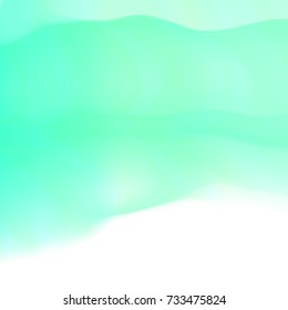 Vector illustration of a colorful fluid curves smoothly flowing into each other. Liquid color background