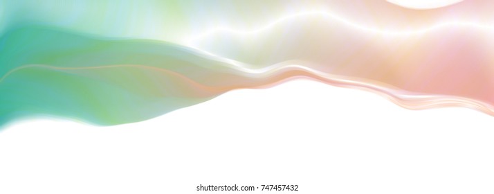 Vector illustration of a colorful fluid curves smoothly flowing into each other. Liquid colorful background