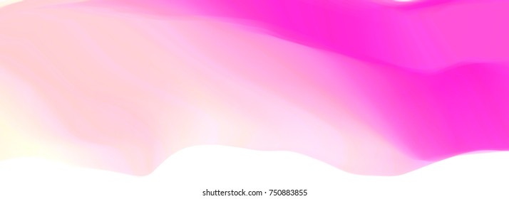 Vector illustration of a colorful fluid curves smoothly flowing into each other. Liquid color backdrop. Suitable as background for website header