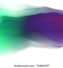 Vector illustration of a colorful fluid curves smoothly flowing into each other. Liquid color background
