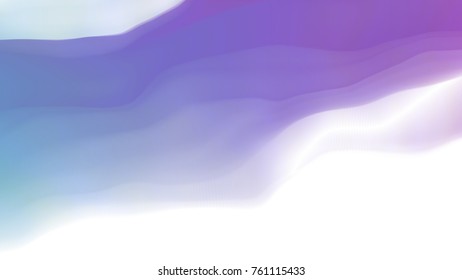 Vector illustration of a colorful fluid curves smoothly flowing into each other. Liquid color background