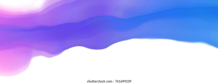 Vector illustration of a colorful fluid curves smoothly flowing into each other. Liquid color background
