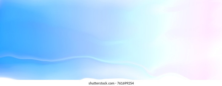 Vector illustration of a colorful fluid curves smoothly flowing into each other. Liquid color background