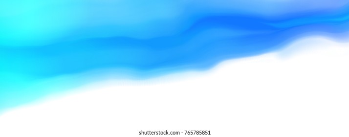 Vector illustration of a colorful fluid curves smoothly flowing into each other. Liquid color background. Floating ink backdrop