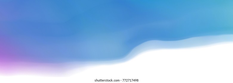 Vector illustration of a colorful fluid curves smoothly flowing into each other. Liquid color background. Floating ink backdrop