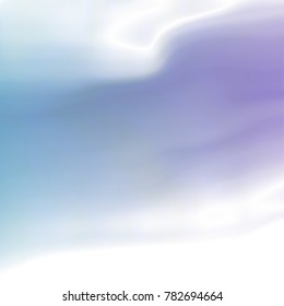 Vector illustration of a colorful fluid curves smoothly flowing into each other. Liquid color background