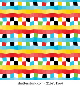 vector illustration of colorful geometric pattern